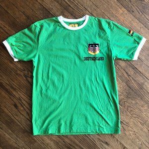 Embroidered Deutschland T-Shirt Made in Germany XL